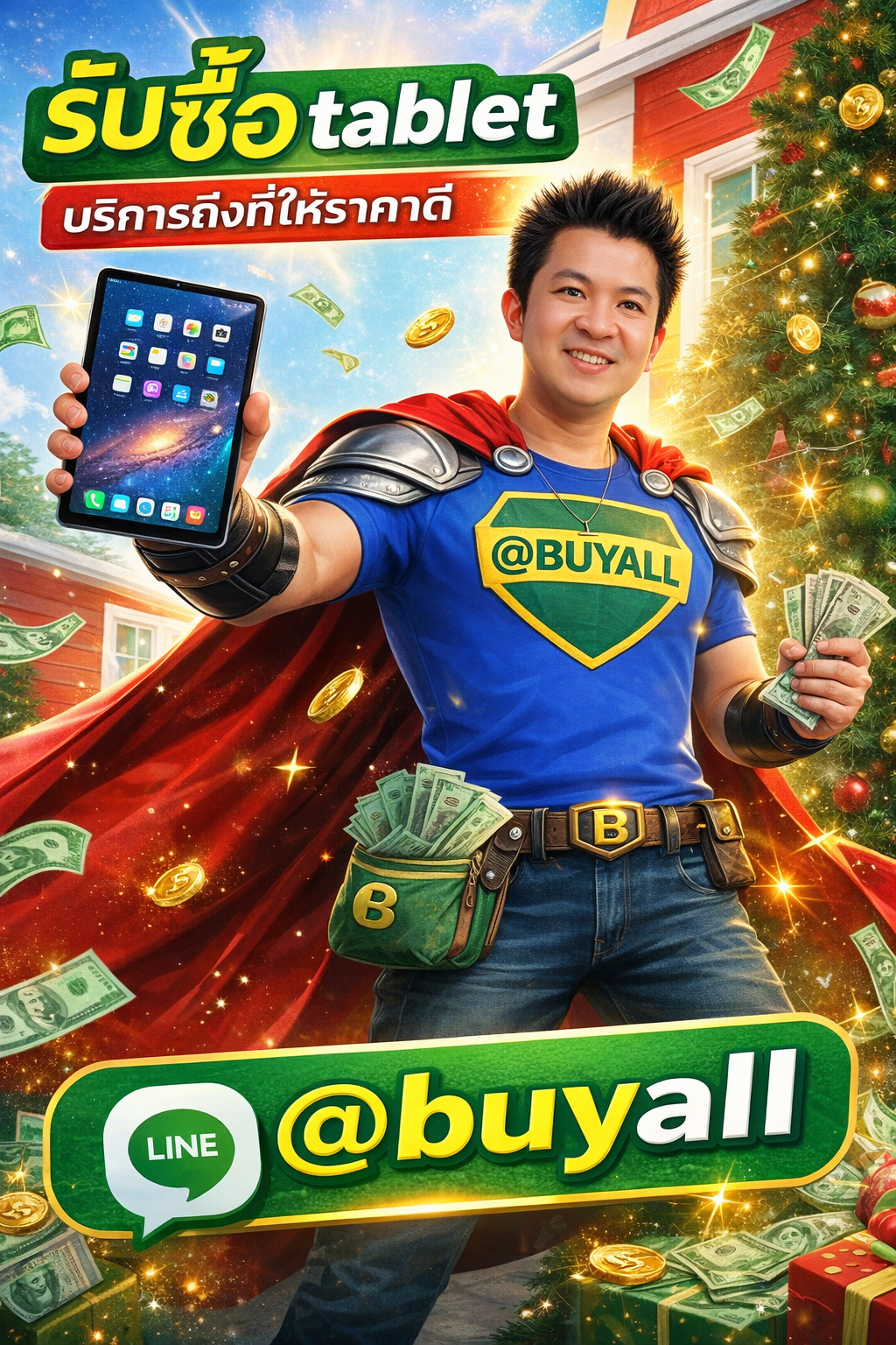 ภาพประชาสัมพันธ์บริการรับซื้อ Tablet ของ รับซื้อกรุงเทพ.com พร้อม Line @buyall และเบอร์ติดต่อ 091-1206831